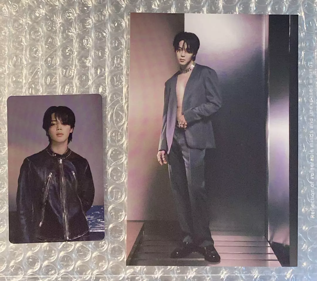 BTS JIMIN FACE Japan Universal Music Limited hologram Photo Card PC set