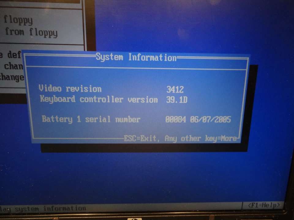 HP Compaq nx6110 Intel Celeron M 1.4Ghz 256Mb Ram 14" Laptop - Image 4 of 4