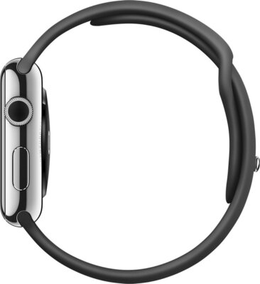 Apple Watch 42mm (MJ3U2LL/A, Stainless Steel Case, Black Apple Watch 42mm (MJ3U2LL/A, Stainless Steel Case, Black