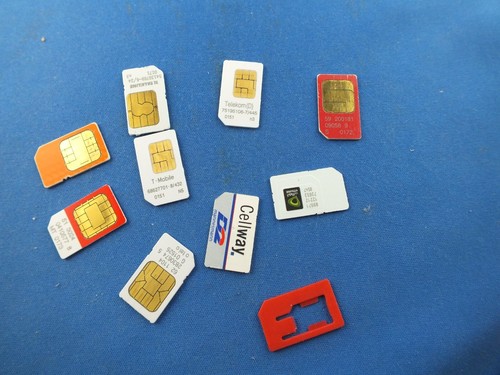 KONVOLUT Sammlung SIM Handy Karte Medion Talkline D2 Wind D1 Vodafone Adapter - 第 8/16 張圖片