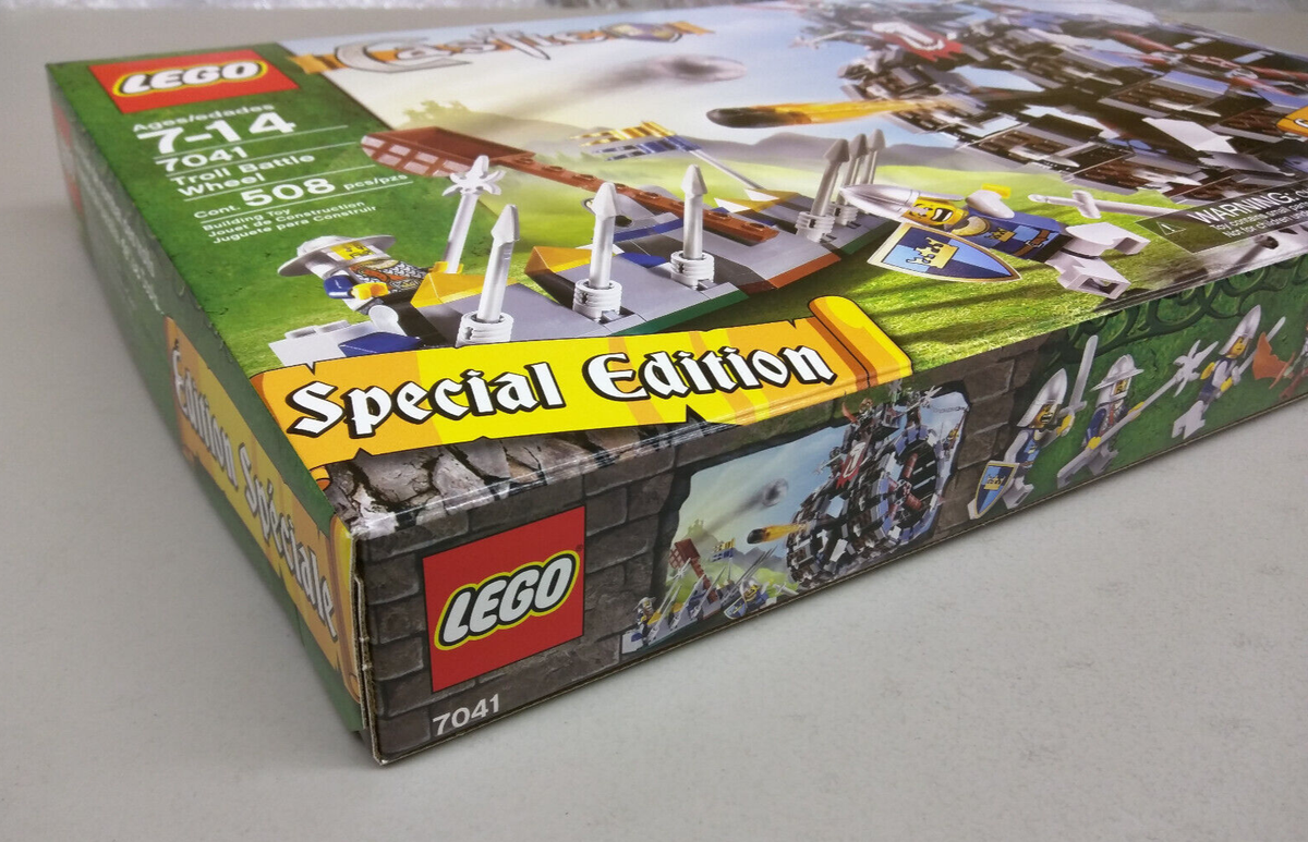 LEGO Castle 7041 Troll Battle Wheel NEW! Cannon Catapult Crown