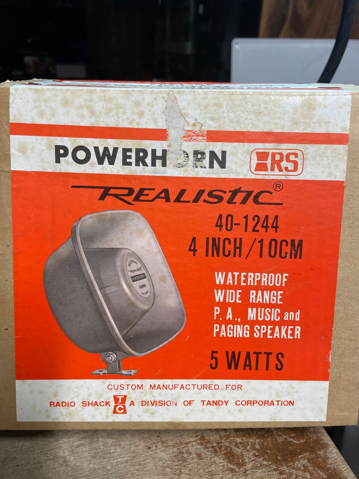 Vintage Radio Shack Realistic Powerhorn Power Horn Speaker 4” 401244 Tandy eBay