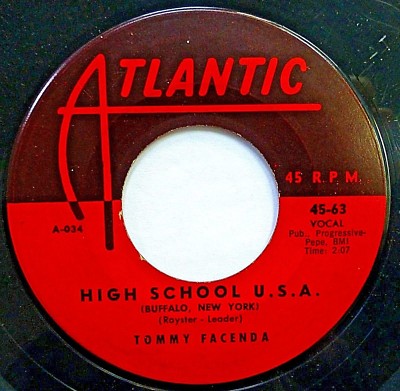 Tommy Facenda 45 High School U.S.A Buffalo N.Y Version B/B Plea Of Love ct1234