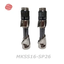 MKSS16 PVD Gunmetal Split Spinning Reel Seat Kit  (MKSS16-SP26) -Bonded