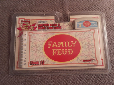 Tiger Electronic Handheld Game Family Feud 1997 Cartridge & Book #3 BRAND NEW
