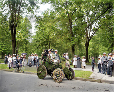 1901 Bicentenary celebration floral parade 11 x 14'' Photo Print