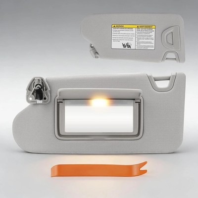 Sun Visor with Vanity Light Compatible with 2013 2014 2015 2016 2017 2018 Nissan