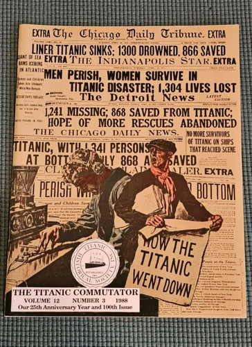 The Titanic Commutator 1988 Vol 12 #3 EXCELLENT CONDITION USA Seller