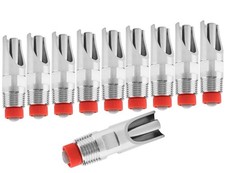 10-Pack 1/2" NPT Stainless Steel Automatic Pig Waterer Nipple Drinkers for Sows