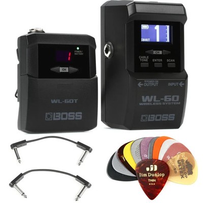 Boss WL-60 Guitar Wireless System Bundle