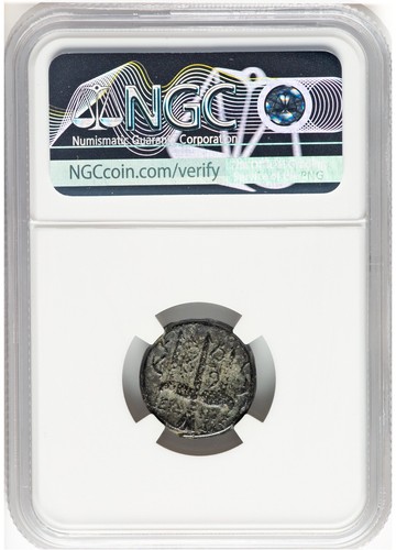 SICILY Syracuse HIERON II with Trident & Poseidon NGC Dolphin Ancient Coin D431 - Picture 4 of 4