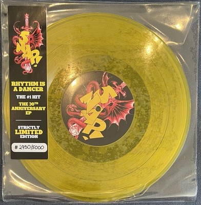Snap! - Rhythm Is a Dancer, Ltd. Nr. 2730 , Sun Yellow 10'' Vinyl 30th Anni