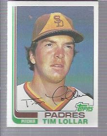 1982 Topps #587 Tim Lollar - BB