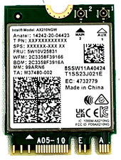 NEW Intel AX210 WiFi 6E M.2 Card WiFi Bluetooth 5.3 NGFF Key-A Key-E AX210NGW