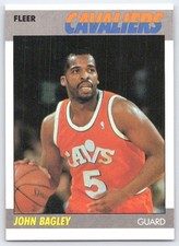 1987-88 Fleer #5 John Bagley Cleveland Cavaliers