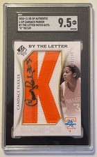 2010-11 UD SP Candace Parker L-CP Patch Auto 98/149  SGC Graded 9.5 Pop 1 HOF