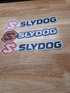 Slydog Skis 8" wide Powder Hound White Skis For Snowmobile!!!  Never Used!!!!