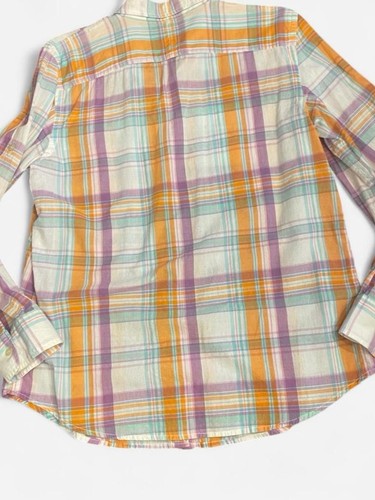 Ralph Lauren Jeans Co. Plaid Button-Up Collared Shirt Multicolor Womens Large - Picture 6 of 6