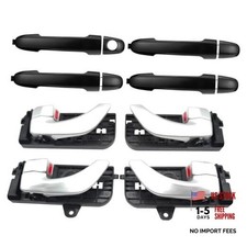 Set of 8 Exterior Interior Door Handles for Hyundai Sonata 2006 2007 2008,