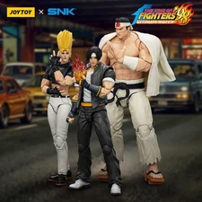 JOYTOY SNK 1/18 KOF 98UM Hero Team Kyo Kusanagi Goro Daimon Benimaru Nikaido