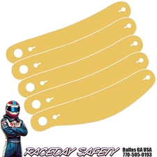 Ultra Shield Pack of 5 Amber Tinted Tear Offs A23 for G-Force Helmets