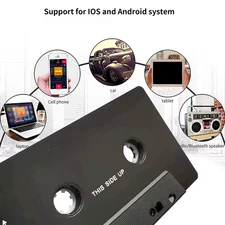 Universal Cassette Bluetooth-Compatible 5.0 Audio Car Tape for Aux Stereo Adapte