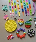 45 Assorted Fidget Toys Bundle (gently used) Pop Its, Spinners, and more! — photo 6