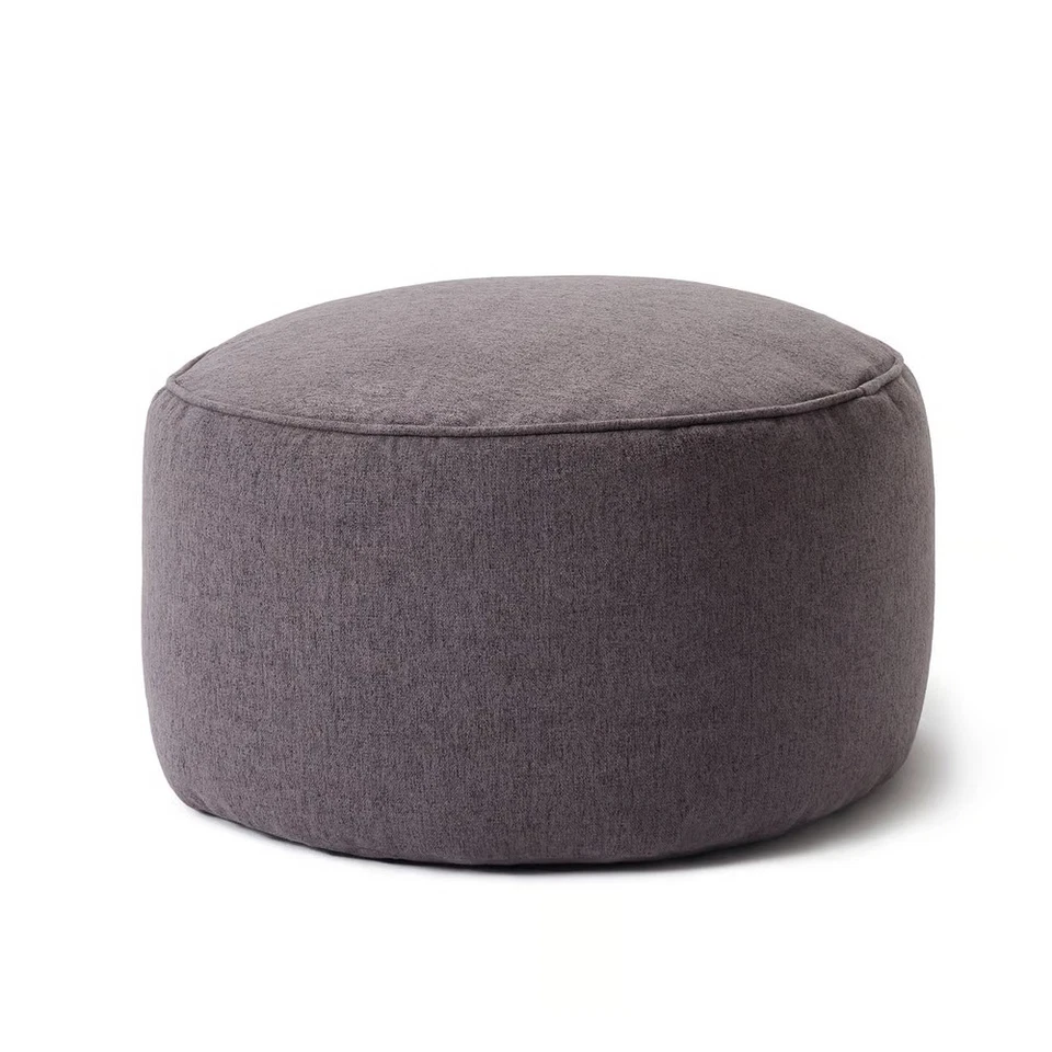 Lumaland Comfort Line Sitzsack-Hocker 25 x 45 cm rund Pouf Sitzhocker Sitzpouf - Bild 1 von 1