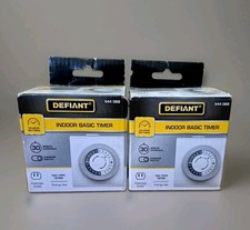 Defiant 24-Hour Plug-In Mechanical Timer TM-0...