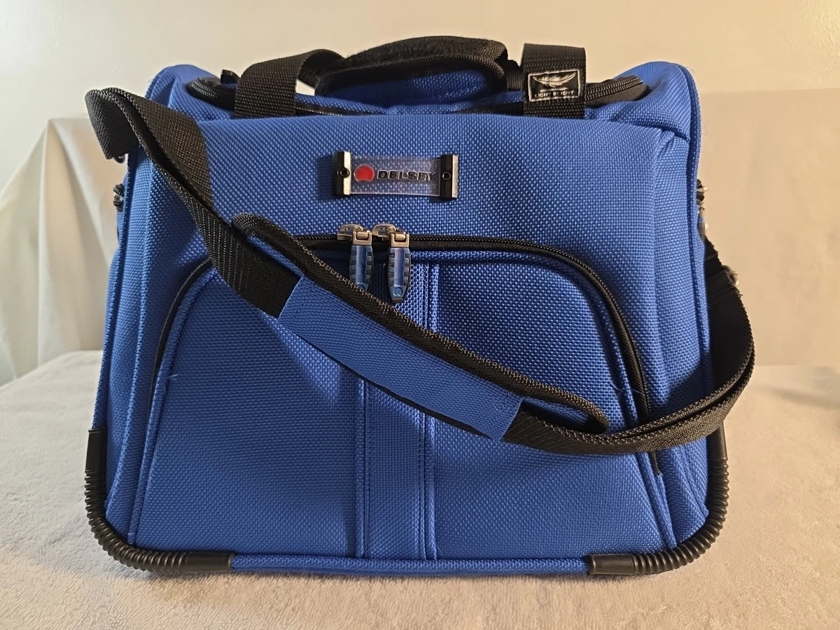 Sac De Sport Delsey Paris Vintage Années 90, Couleur Bleu, état 9/10