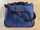 Delsey Air II Personal Carry On Bag Travel Tote Blue Luggage Excellent