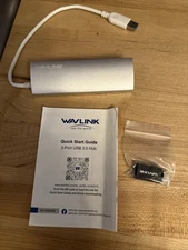 Wavlink 3-port USB 3.0 Hub With Manual, Quick Start Guide, USB, Drive Download