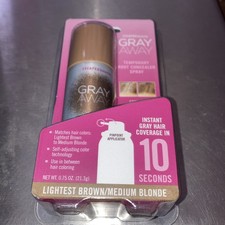 Everpro Gray Away Lightest Brown Medium Blonde Root Concealer Spray 1.5 oz