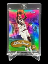 1999 Fleer ALLEN IVERSON “MYSTIQUE” REFRACTOR GOLD FOIL SSP VARIATION #1🔥RARE🔥