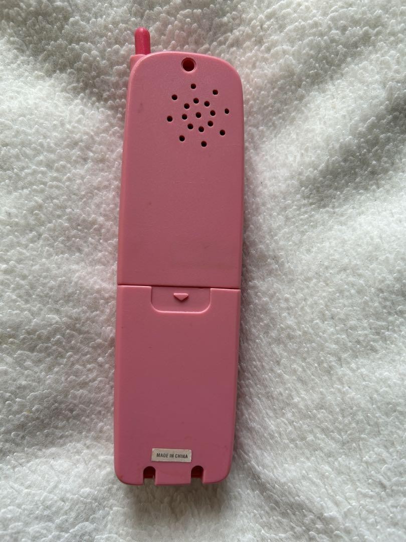 Hello Kitty Pink Retro Toy Mobile Phone Sanrio Design Rare