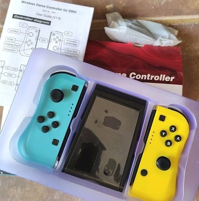 For Nintendo Switch Joy Con Left + Right Wireless Gamepad Controller And Holder