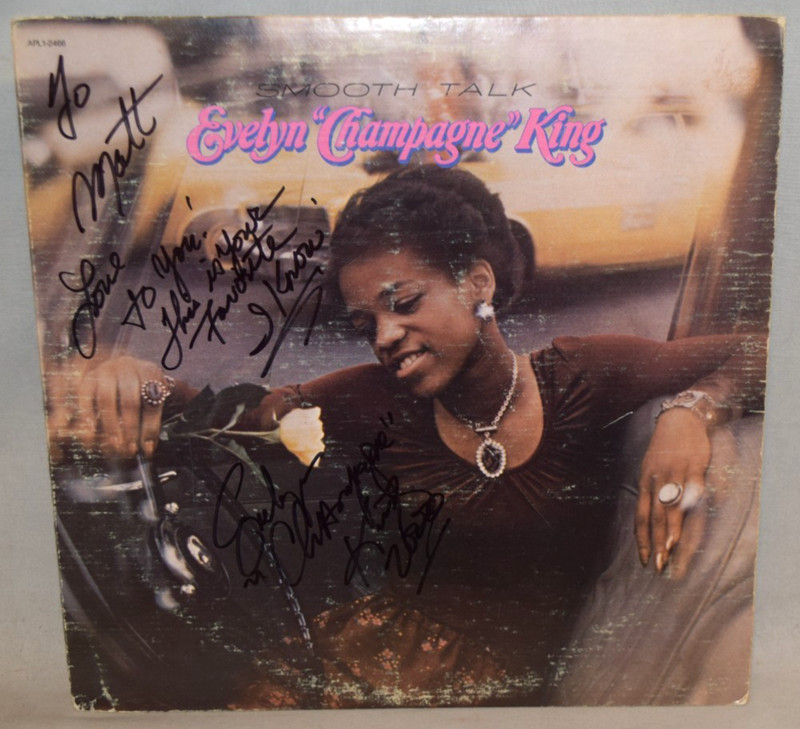1977 EVELYN CHAMPAGNE KING- Signed/Autograph/Auto Vinyl LP Record Album - Smooth