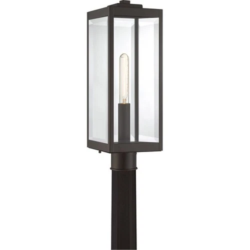 Westover 1-Light Outdoor Post Lantern in Transitional Style 20.5 Inches Tall and - Picture 6 of 9