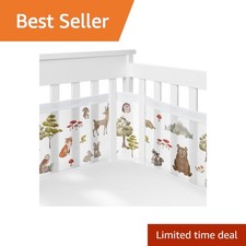 Sweet Jojo Designs Crib Liner, Forest Animals