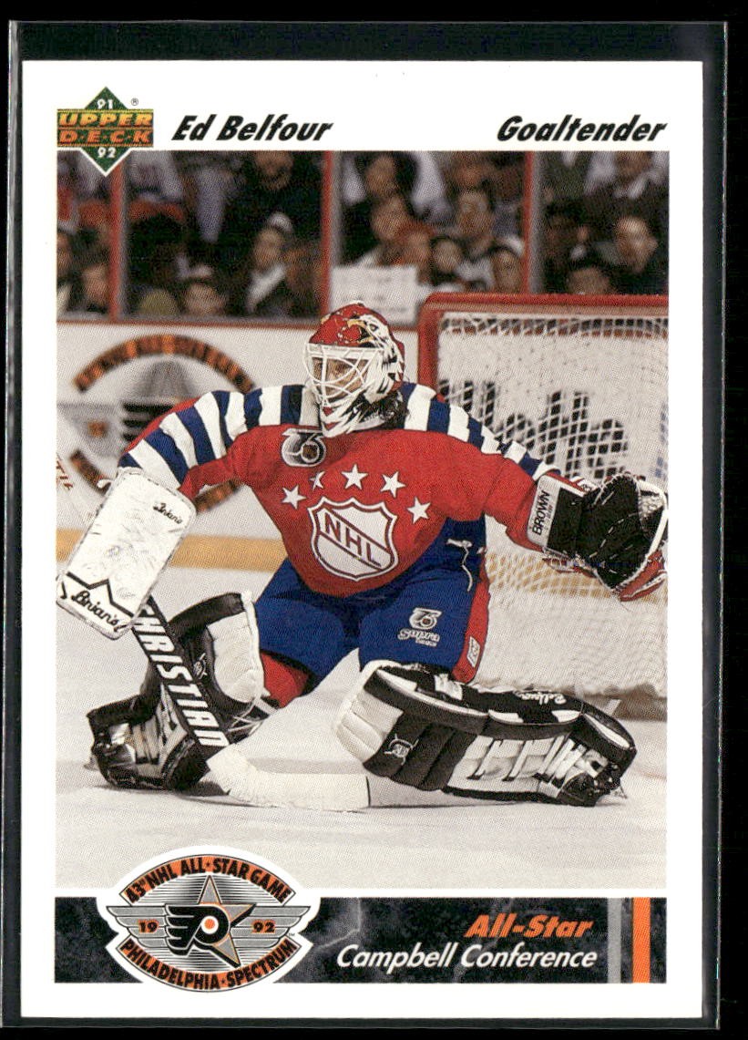 1991-92 Upper Deck Ed Belfour #625 Chicago Blackhawks