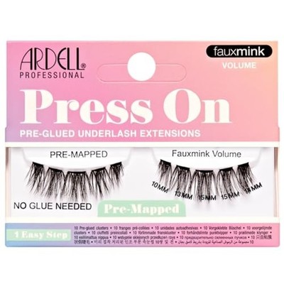 Ardell Press On Lashes Pre-Mapped DIY Clusters Fauxmink Volume, Pre-Glued