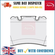 For Porsche 718 Cayman Rear 2019-2025 4.0 Apec Brake Pads Set PAD2128