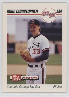 1992 SkyBox Pre-Rookie AAA Packs Mike Christopher #36 05v0