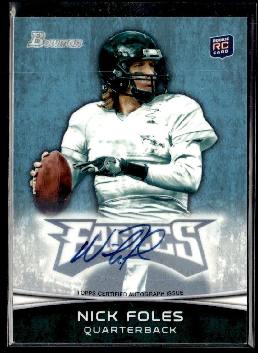 2012 Bowman Nick Foles Rookie Autographs HS