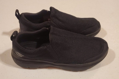 Skechers Ultra Go Air Cooled Goga Mat Slip-On Sneakers Black Mens Size 9.5 54738