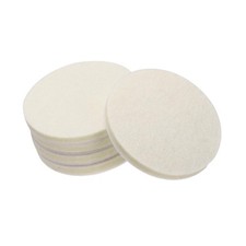 5PCS Wool Felt Polishing Pads, 3 Inch Buffing Wheel Polish Pad Flocking Hook ...