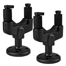 5 Core Guitar Wall Mount 2Pc Auto Locking Hanger Adjustable Acoustic bass Holder