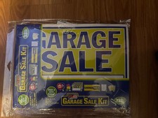 HY-KO Garage Sale Sign Kit 33 Piece Set, All You Need For A Garage Sale