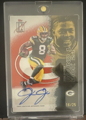 Topps 2025 Signature Class Josh Jacobs Green Bay Packers #22 Auto /25