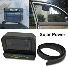 Solar Powered Car Exhaust Fan Air Cool Fan Auto Cooler Ventilation System